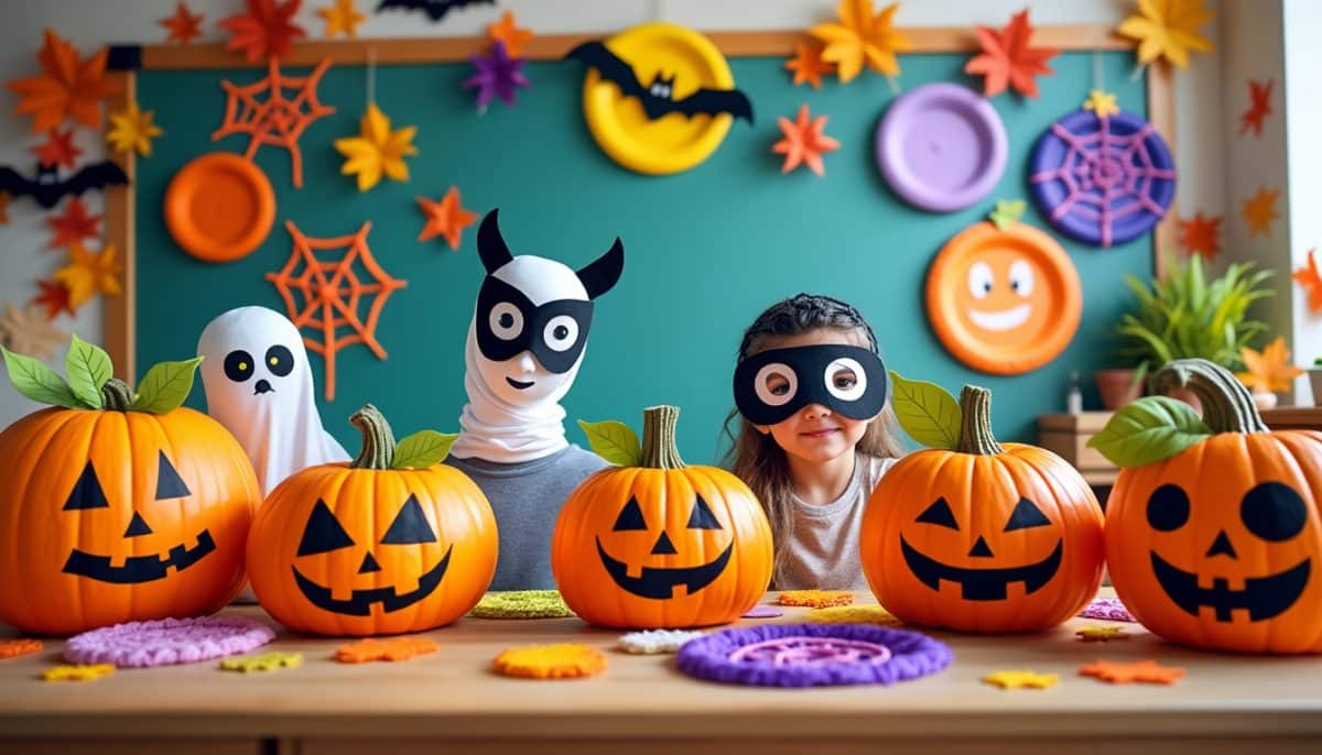 discover creative and easy halloween crafts for kindergarten that teachers will love to showcase in the classroom. fun, safe, and perfect for young learners!