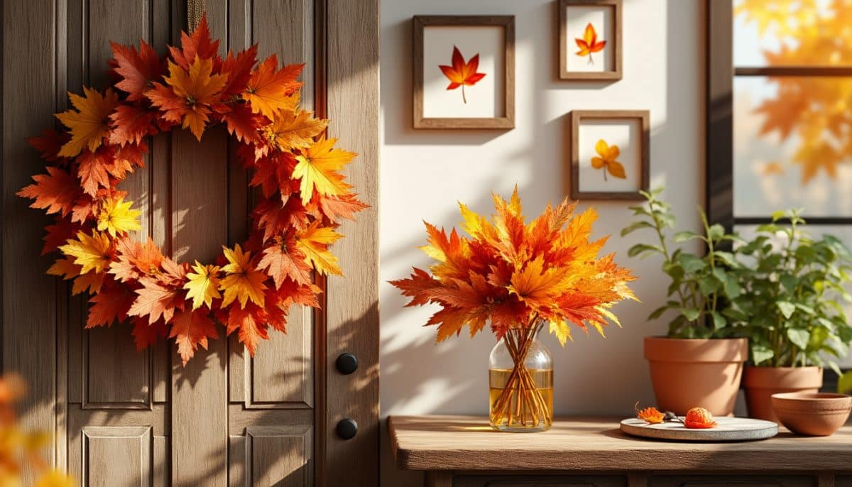 discover creative leaf craft ideas to brighten up your home. bring the beauty of nature indoors with easy and fun projects for all ages using real leaves.