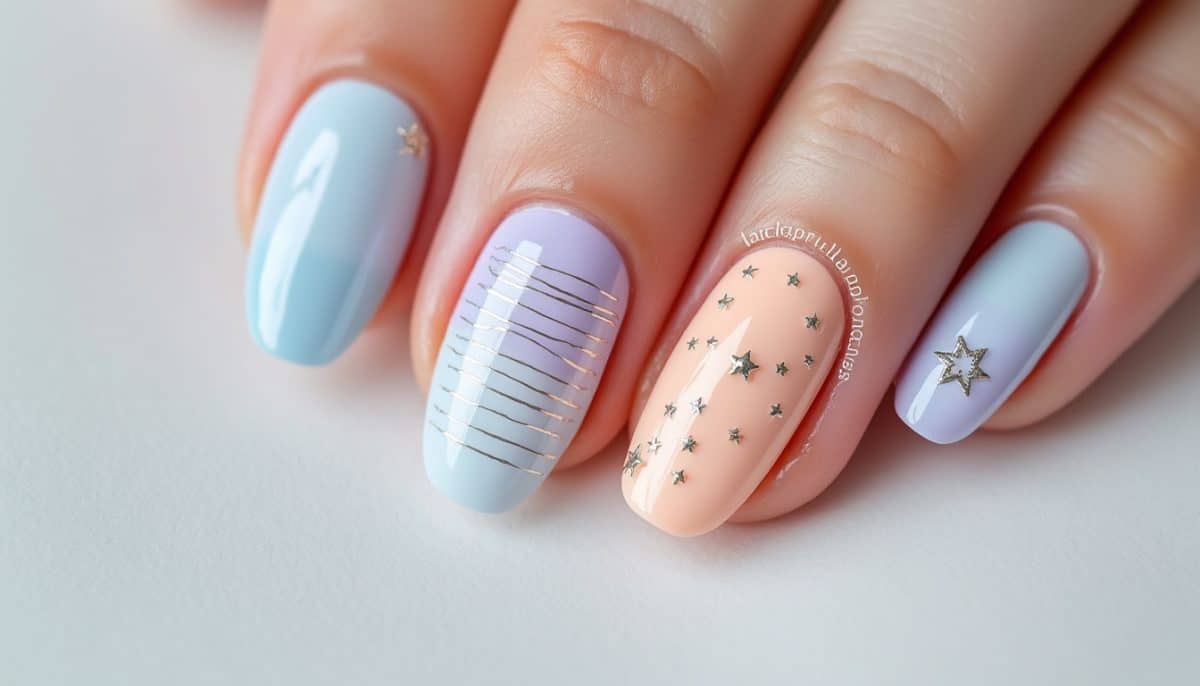Classy Oval Back-to-School Nails for Everyone ✏️💅
