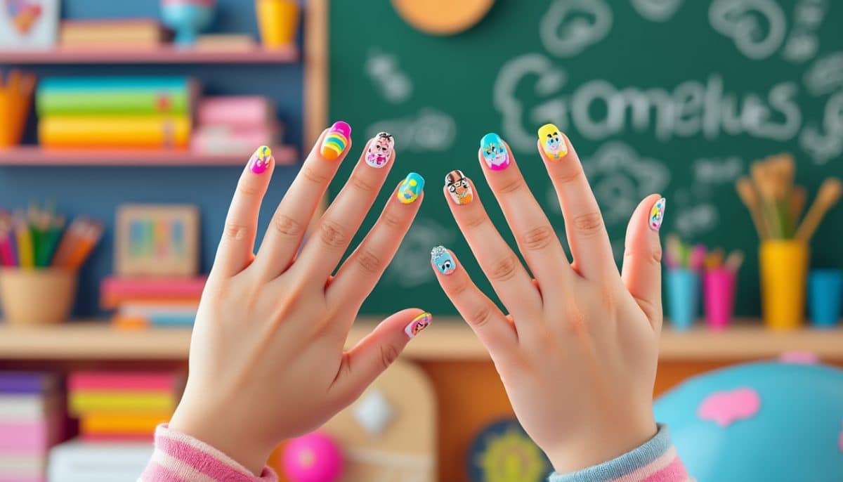 discover adorable and easy school nail ideas for kids! explore cute and simple designs perfect for school days to keep tiny nails looking fun and stylish.