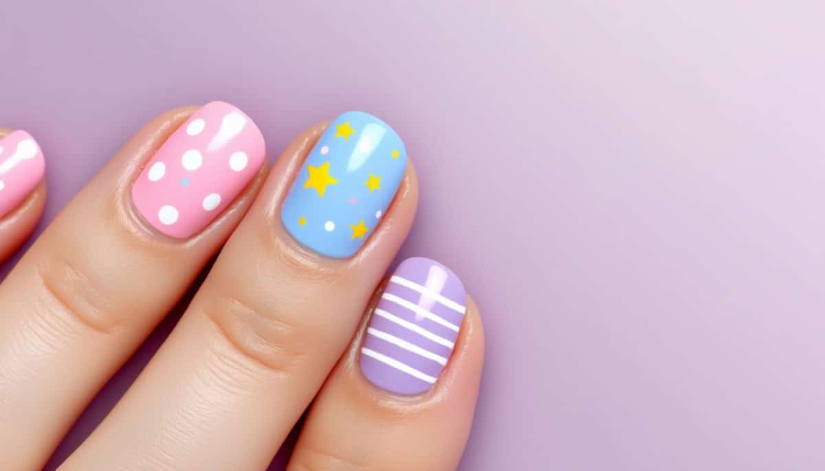 discover cute and simple nail designs perfect for school! these easy ideas are quick to create, stylish, and ideal for students looking for subtle classroom-appropriate nails.