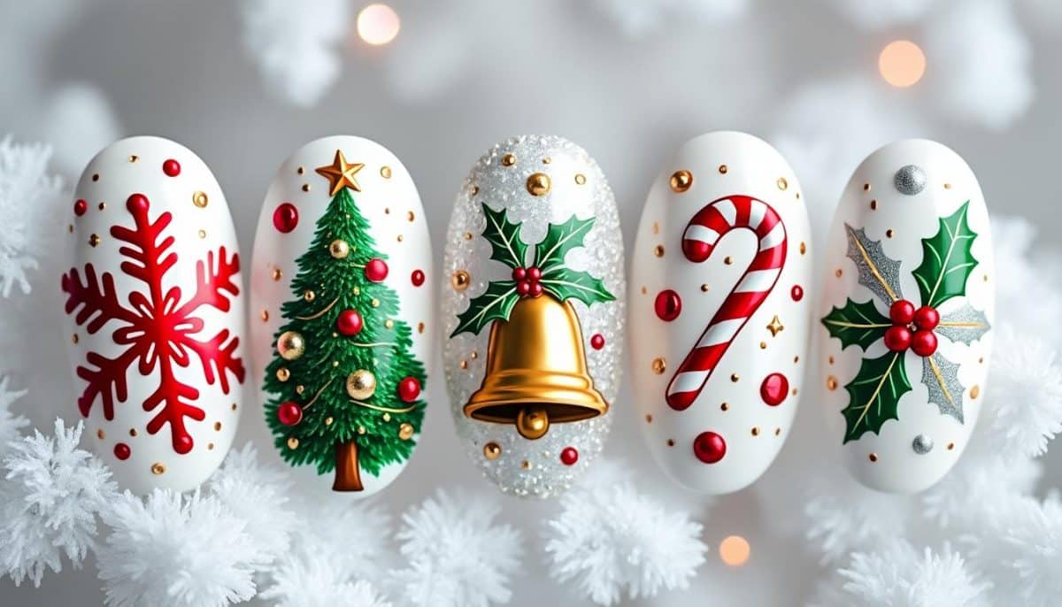 Festive Almond Nails: 5 Must-Try Christmas Designs 🎄✨