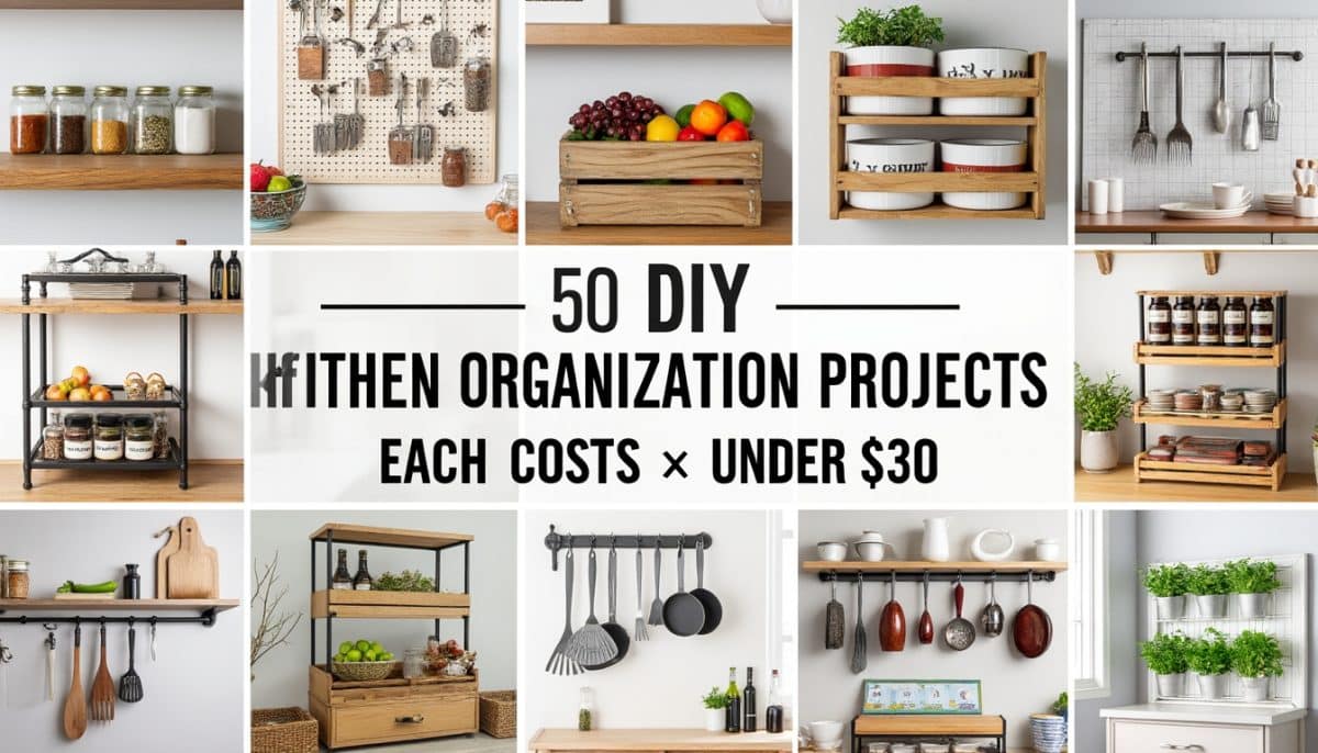 Budget-Friendly DIY Kitchen Hacks Under $30 🛠️🍴