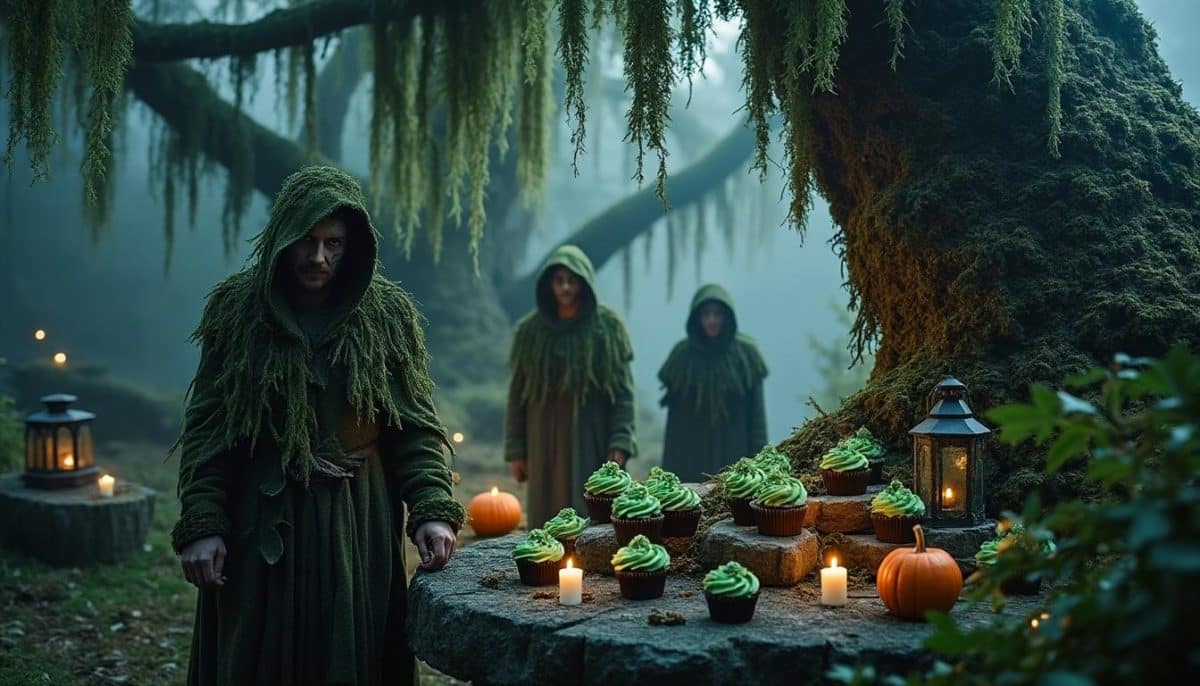 Spooky Chic: Decorating with Artificial Spanish Moss & Lichen for Halloween 🎃🌱