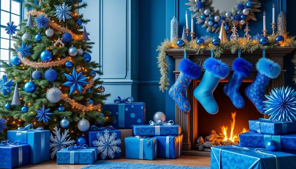 Bold Blue Christmas Decor: Unconventional Cheer 🎄💙