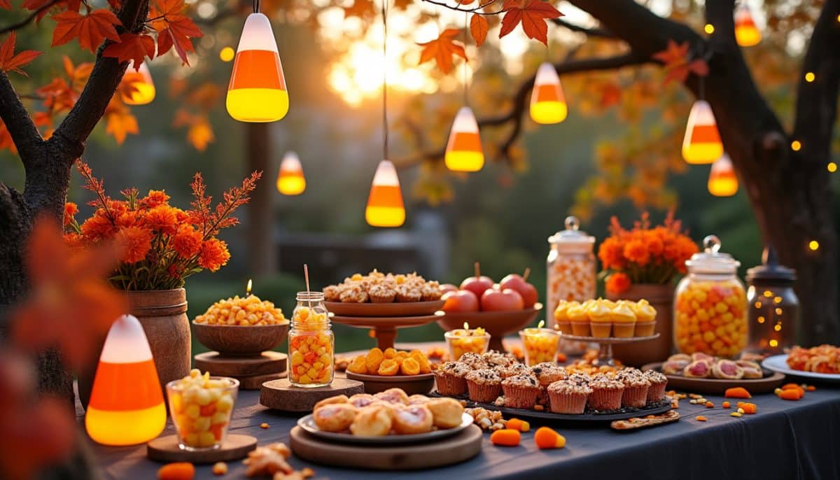Sweet Nostalgia: Candy Corn Halloween Decor 🍬🎃