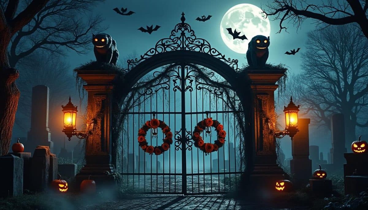 Spooky Cemetery Gates: Creative Halloween Entrance Ideas 🪦👻