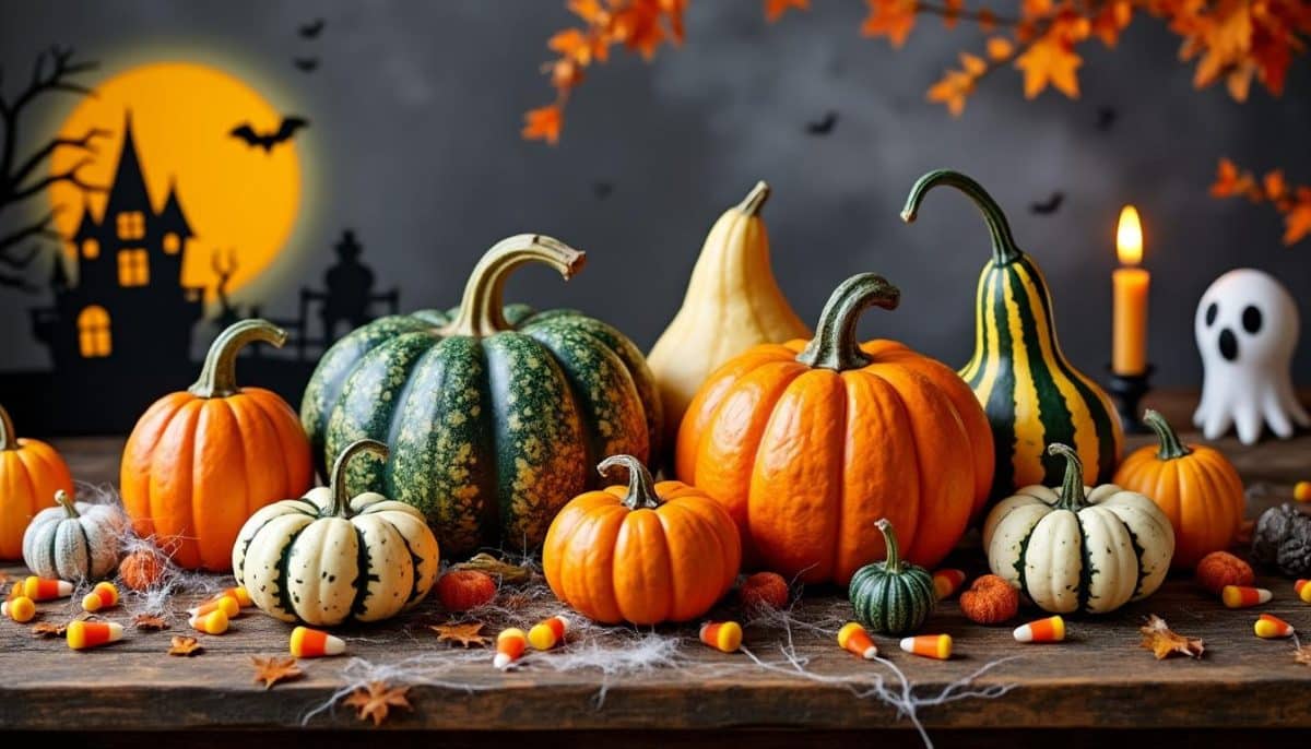 Spooky Style: Creative Halloween Gourd Assortments 🎃✨