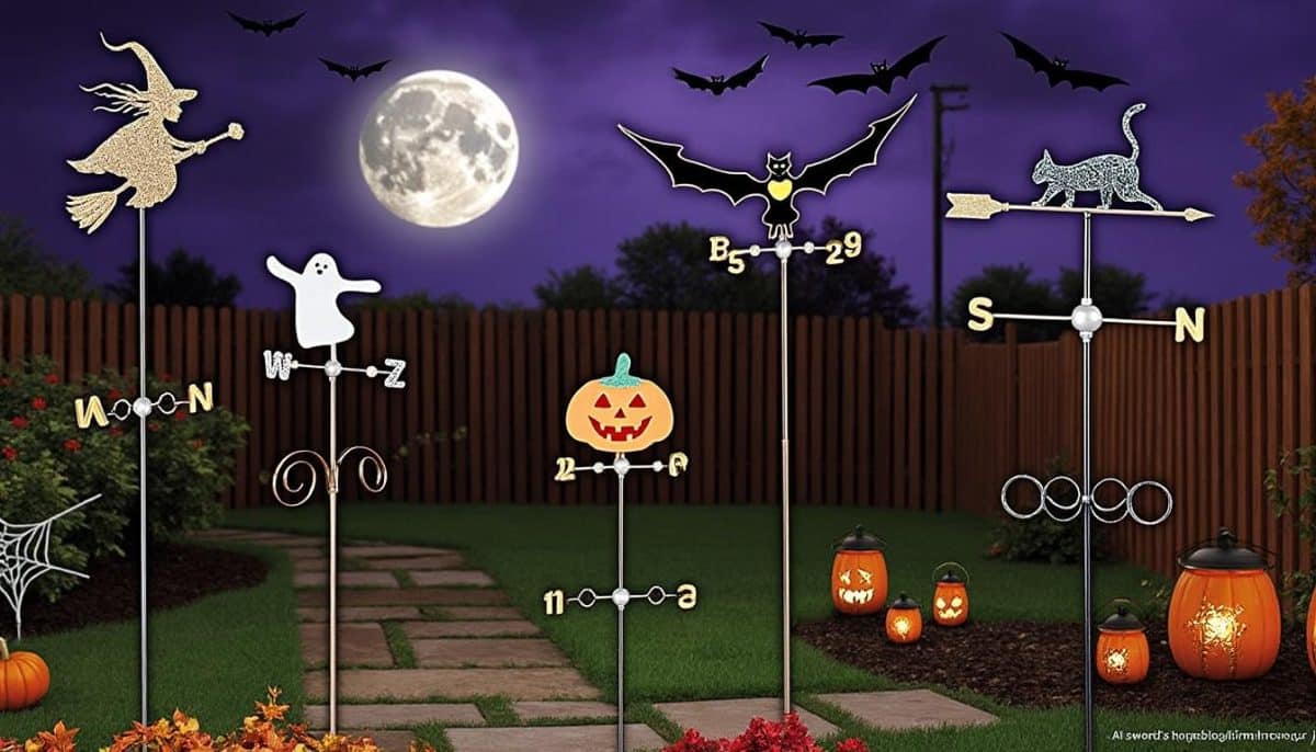 Spooky Style: Decorative Metal Halloween Weather Vanes 🦇🕸️