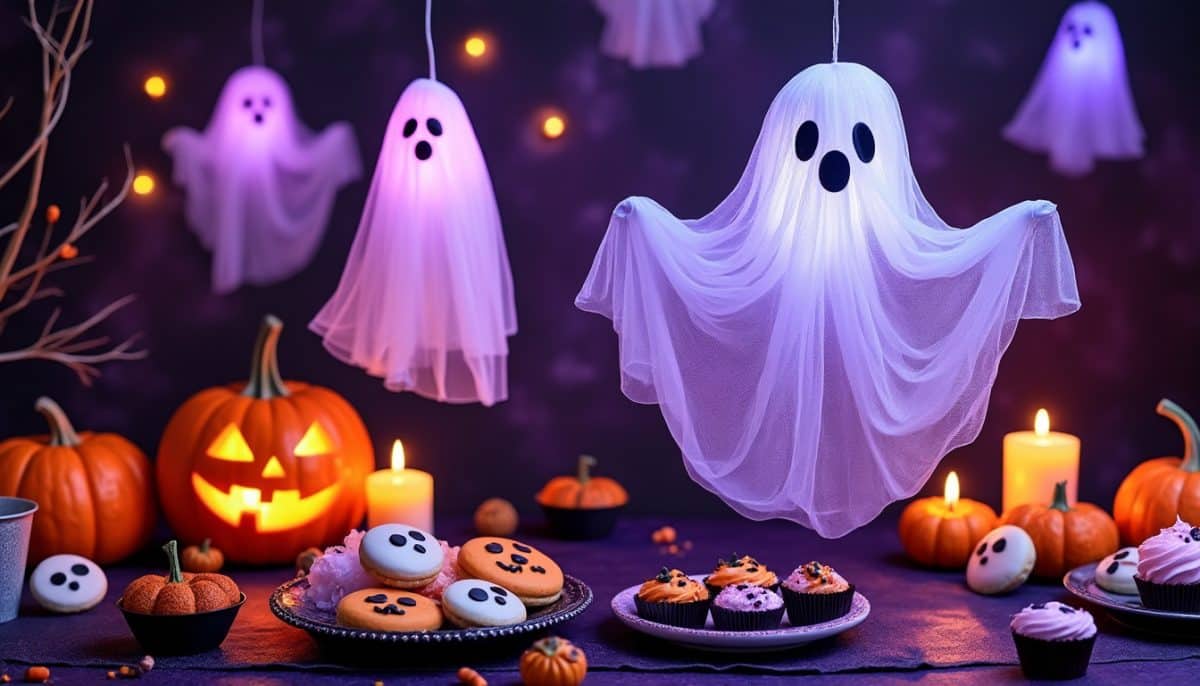 Spooky & Simple: Floating Halloween Ghosts DIY & Ready-Made 👻✨