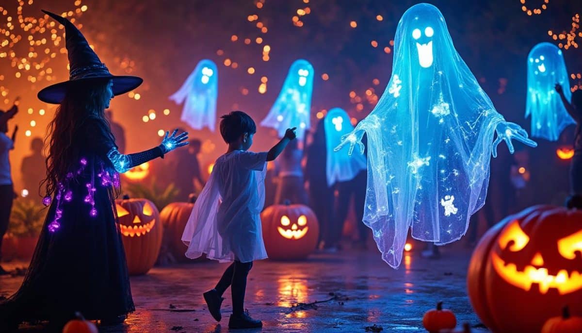 👻 Haunting Your Home: Stunning Halloween Ghost Holograms!