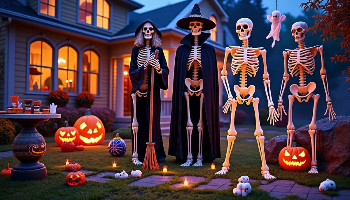 Spooky Giants: Halloween Skeletons to Haunt Your Yard & Facade 🦴🎃
