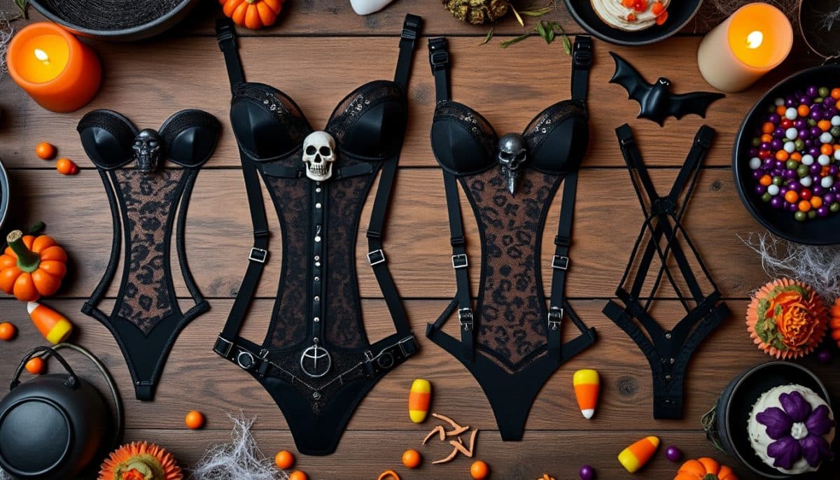 Spooky Chic: 🎃 Halloween Body Harnesses & Decor Straps 👻