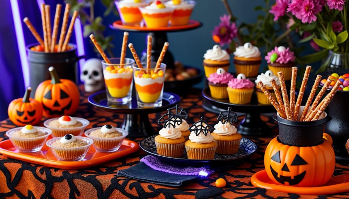 Spooky Snack Bars: Creative Halloween Treat Displays & Decor 🎃🍬