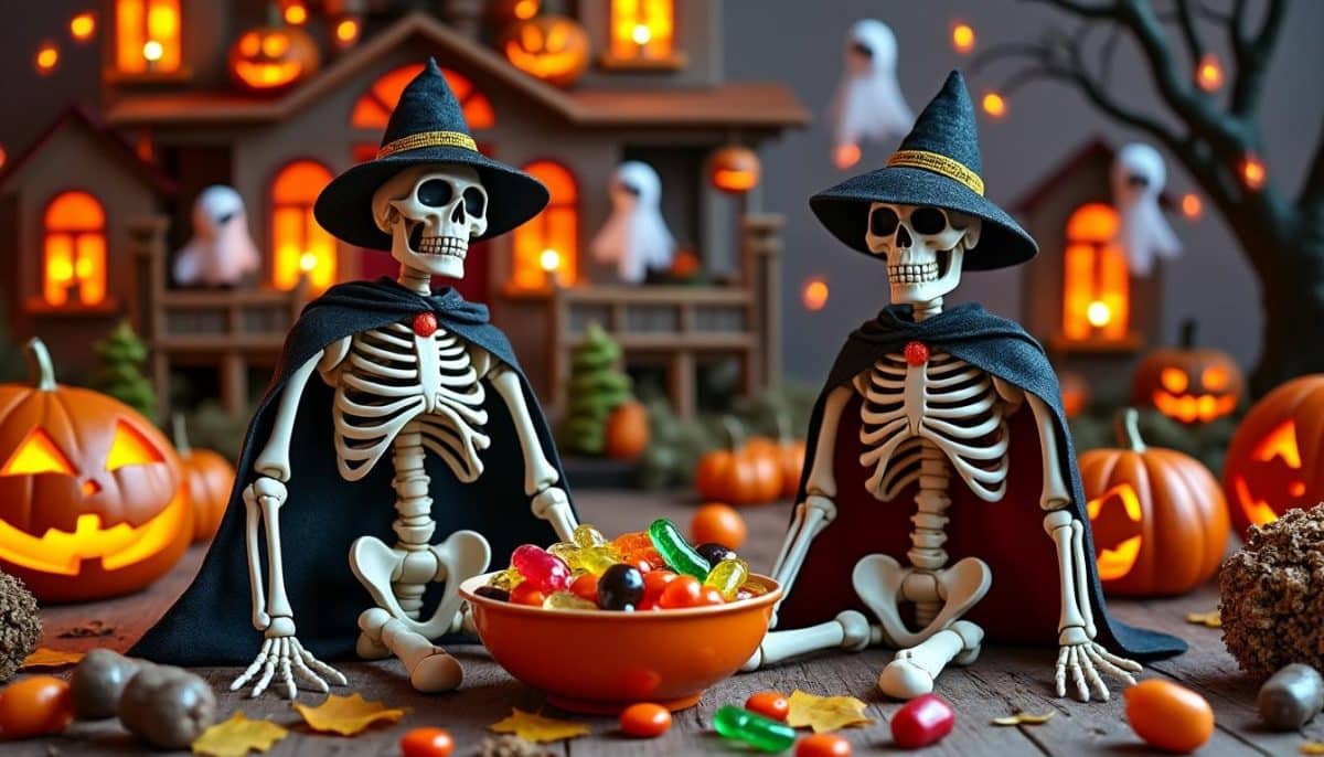 Life-Size Poseable Skeletons 🦴: The Ultimate Halloween Decoration