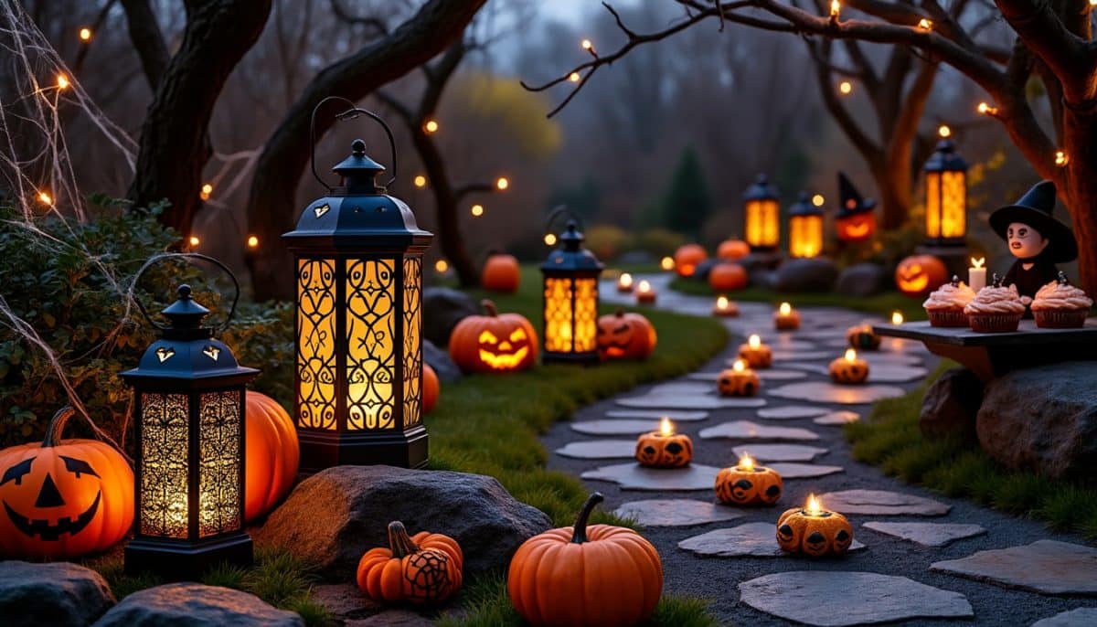 illuminate your halloween with gothic style pathway lights and solar lanterns. discover spooky, energy-efficient outdoor lighting perfect for creating a hauntingly beautiful ambiance for your halloween décor.