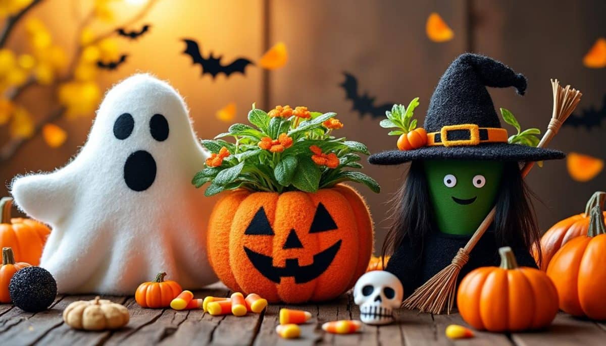 discover spooky and stylish halloween decorative plant pot covers to transform your home décor. perfect for adding a festive touch to your potted plants this halloween season!