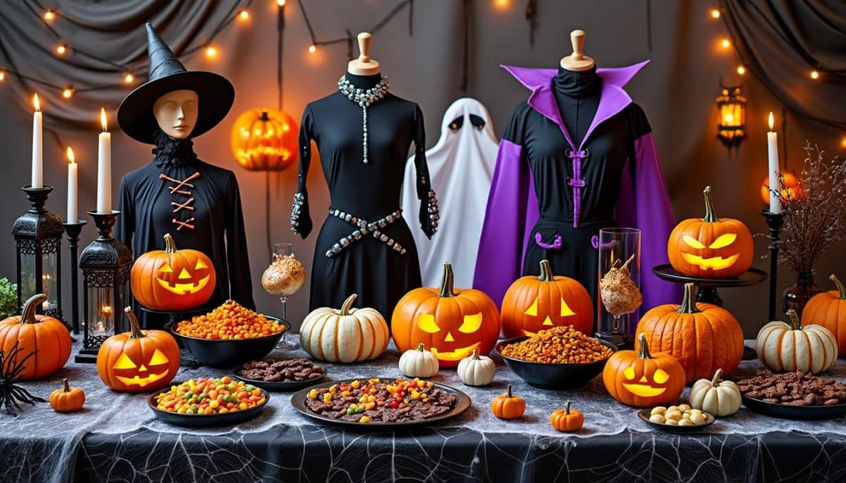 🎃 Keep Your Table Safe: Halloween Carving with Protection Tarps 🧹