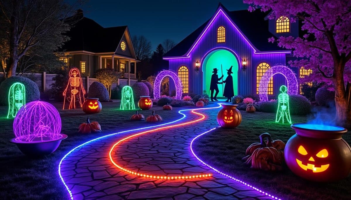 Spooky Glow: How to Install RGB LED Strips for Outdoor Halloween 🎃✨