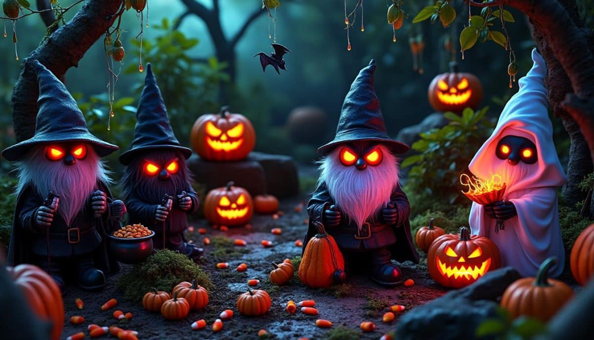 Spooky Garden Gnomes: Halloween's Creepiest Lawn Guardians 👻🪓