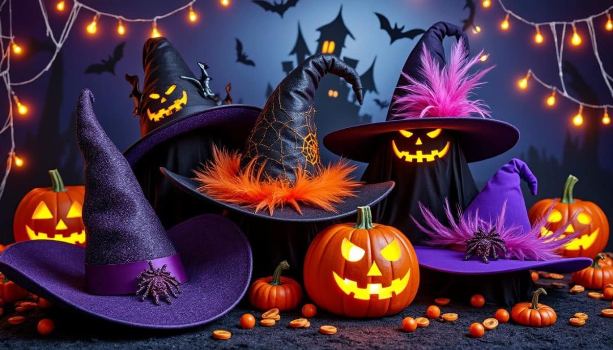 discover our collection of wide brim halloween hats and capelines, perfect for adding a stylish and spooky touch to your costume. find unique designs for witches, wizards, and more!