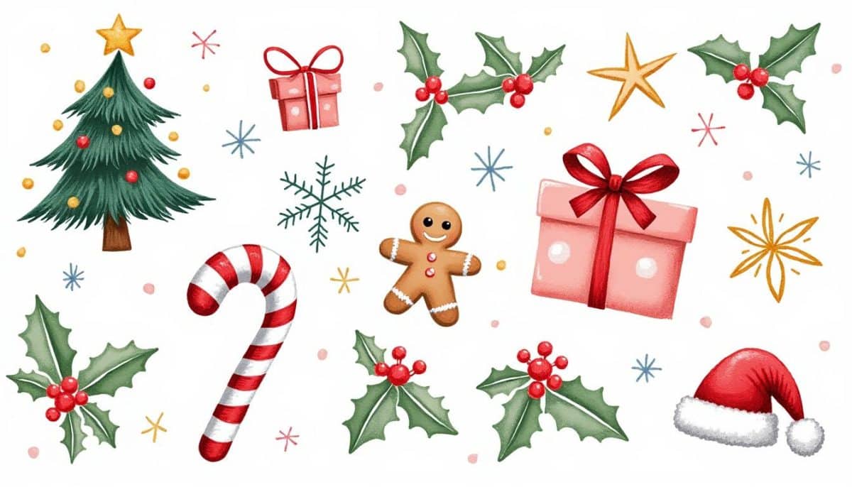π Charming Christmas Doodles for Your Bullet Journal βοΈ