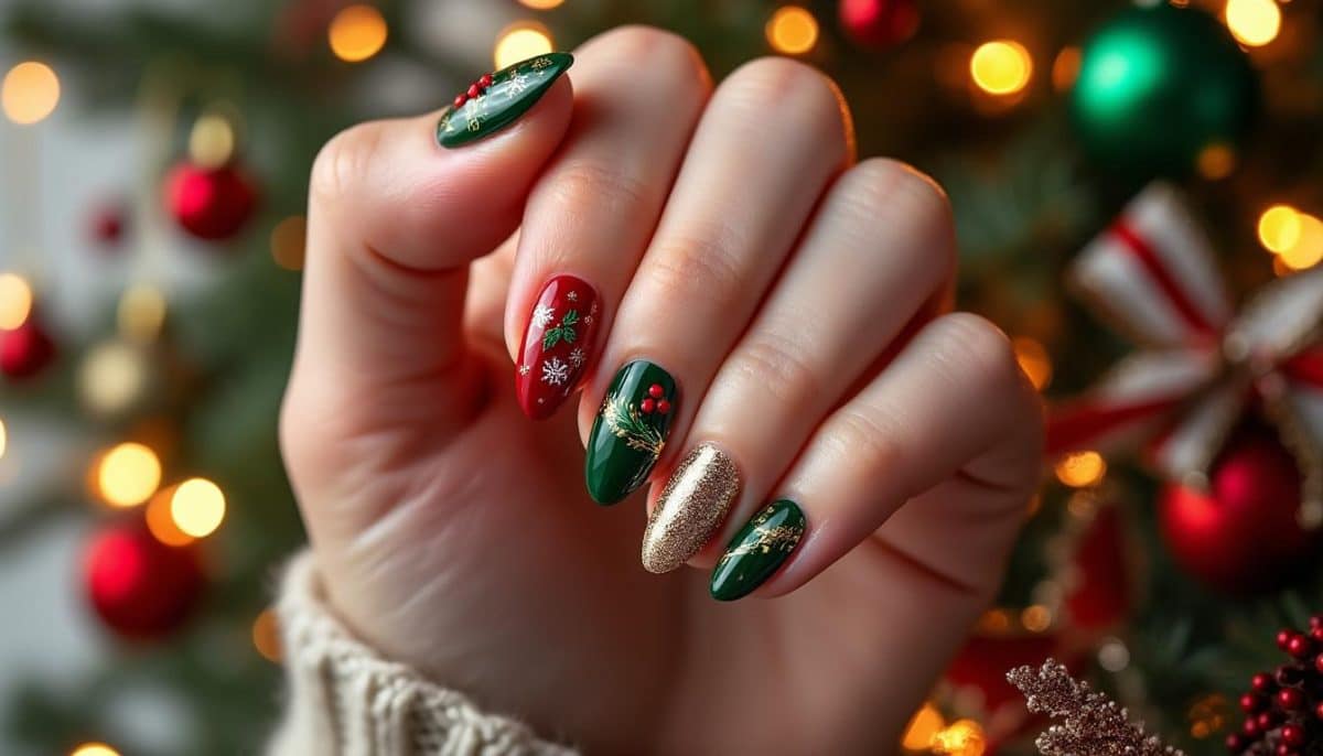 πβ¨ Christmas Gel Nails: Festive & Long-Lasting Manicures!