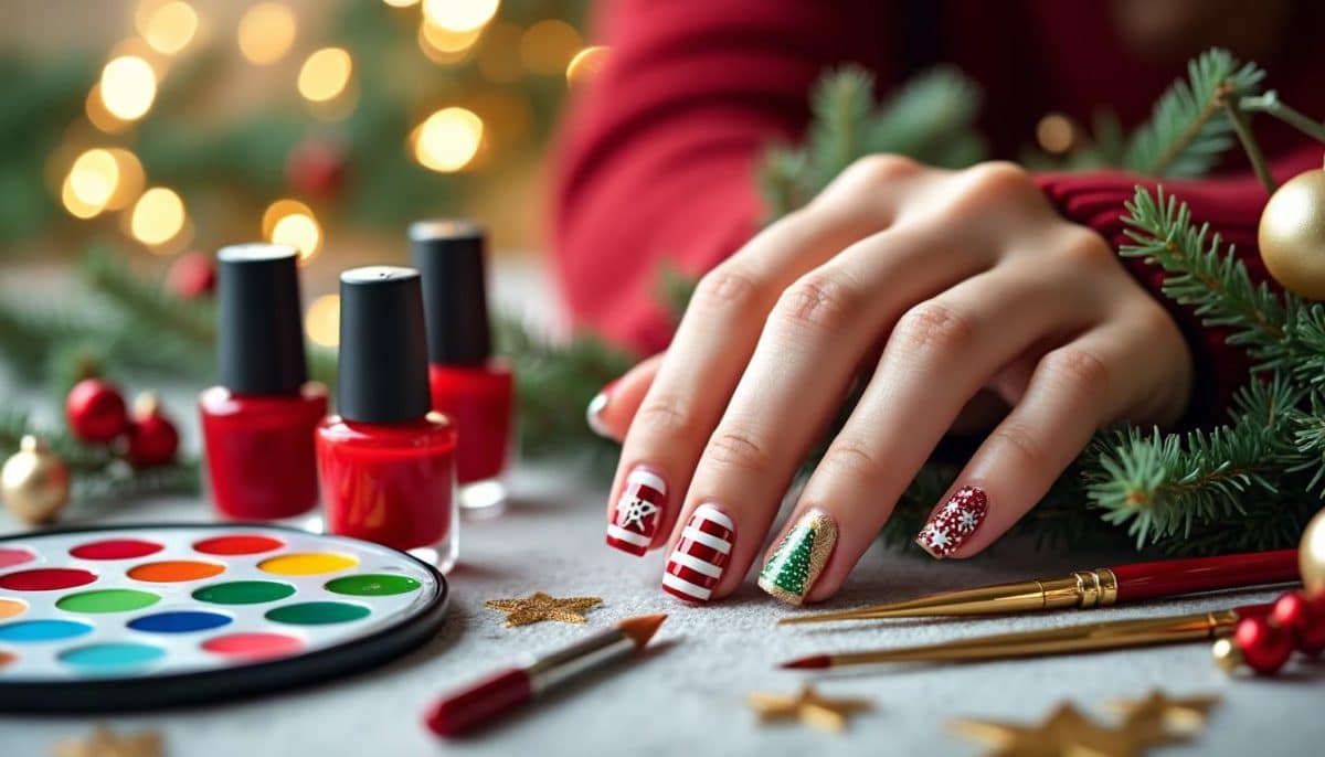 Festive Fingertips: Easy Christmas Nail Art Tutorials for Beginners 🎄💅
