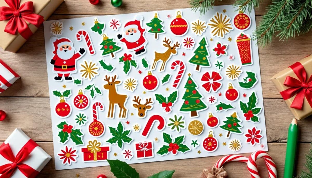 discover festive christmas stickers with free printable options and top places to buy unique holiday designs. perfect for decorating gifts, cards, and crafts this season.