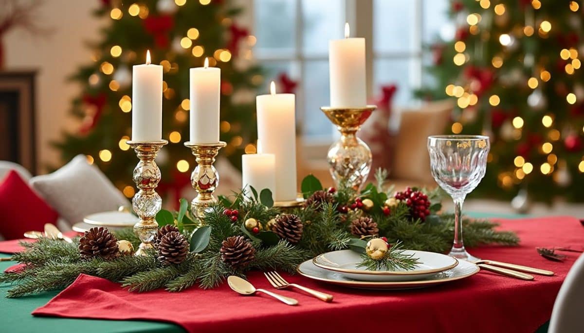 discover creative christmas table decoration ideas for every budget. get inspired to set a festive holiday mood with affordable, stylish, and easy diy table settings.