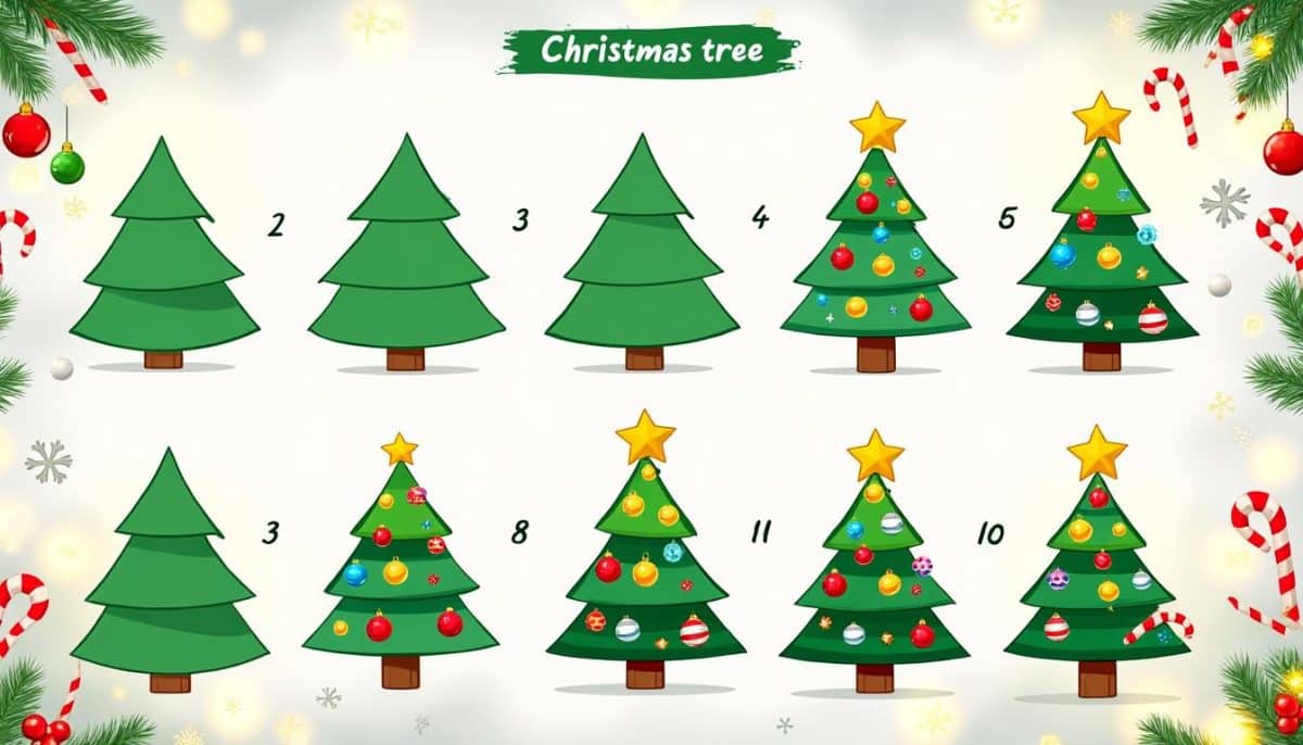 π Easy Christmas Tree Drawing: Step-by-Step Guide βοΈ