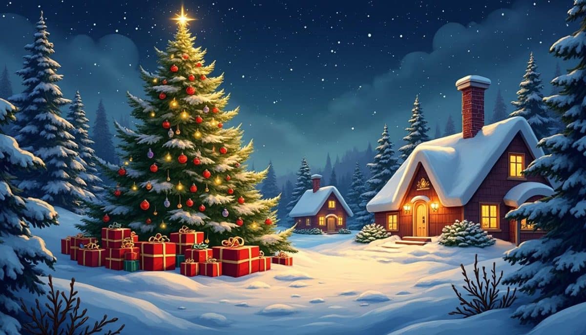 discover stunning christmas wallpaper for your laptop with high-definition desktop backgrounds. celebrate the holiday season with festive and vibrant images perfect for your screen.