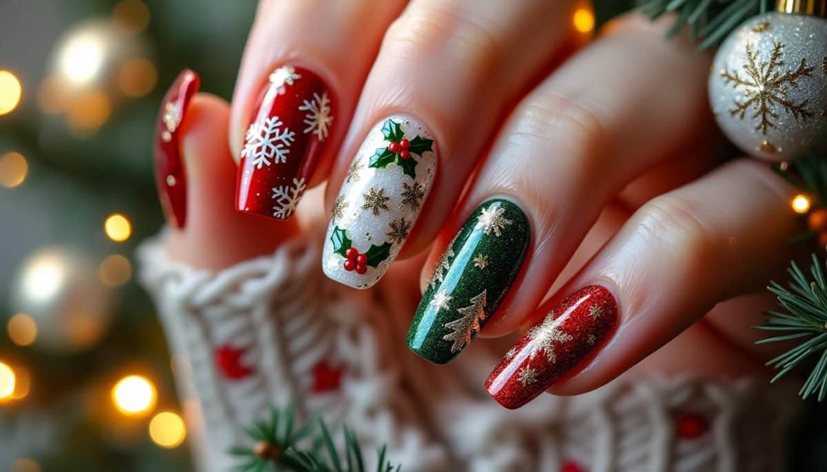 Festive Winter NailsβοΈπ: Top Holiday Design Ideas