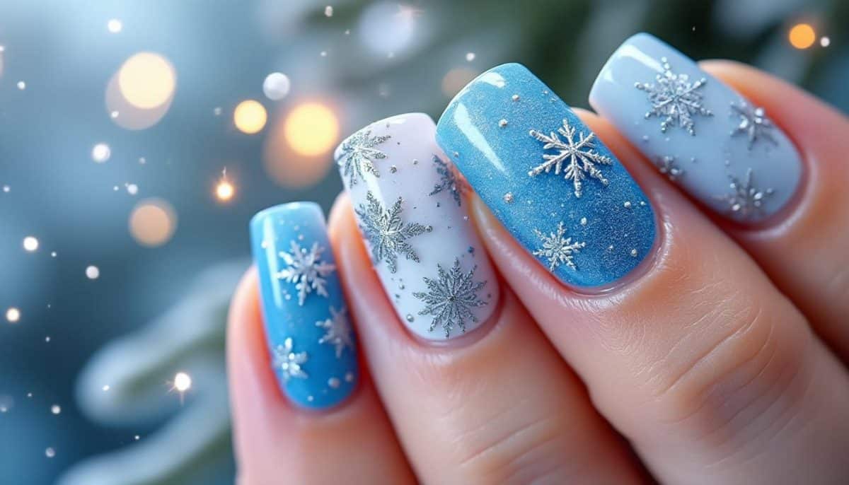 βοΈ Winter Wonderland Nails: Snowflake & Ice Art Tips β¨