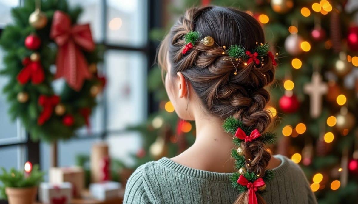 discover easy and stylish christmas hair tutorials perfect for festive celebrations. step-by-step guides to create stunning holiday hairstyles for every occasion.