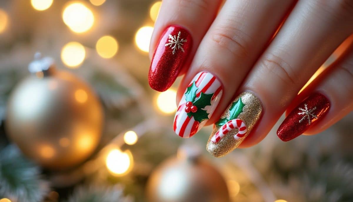π Sparkling Christmas Nails: Fresh Manicure Ideas β¨