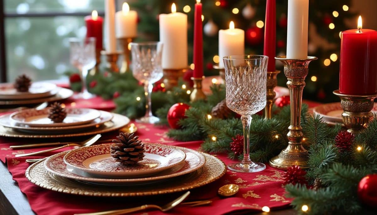 discover stunning christmas tablescapes with beautiful table settings that bring festive charm and elegance to your holiday celebrations.