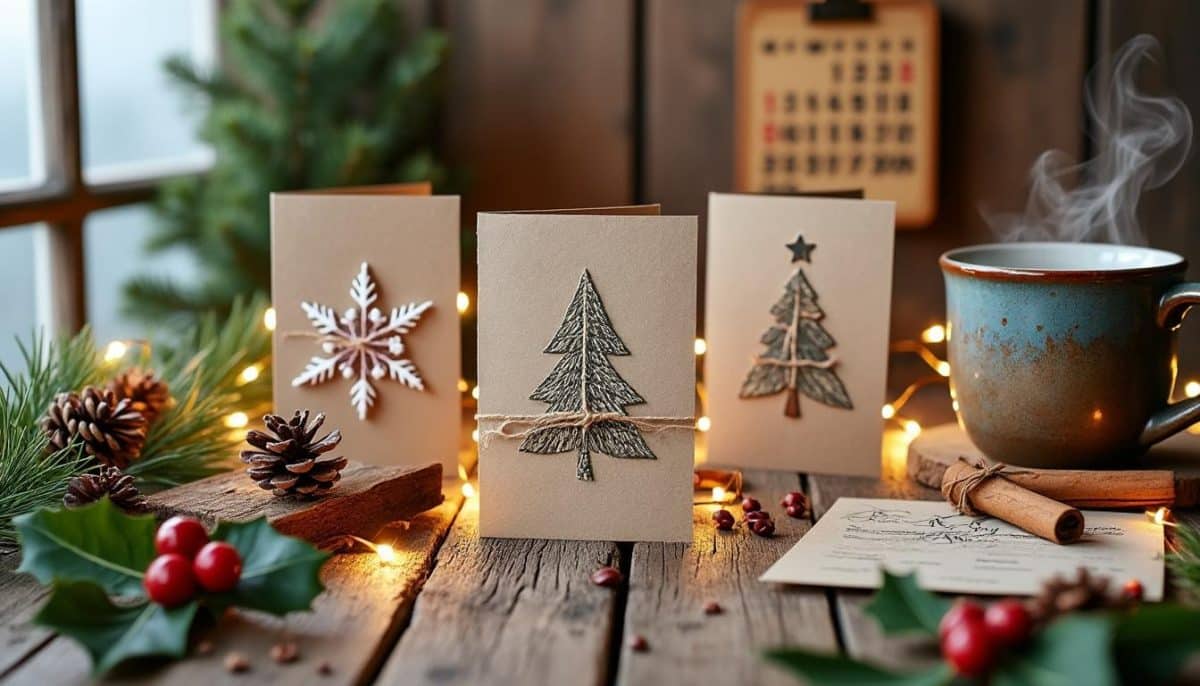 Easy DIY Christmas Cards πβ¨ Quick & Creative Ideas!
